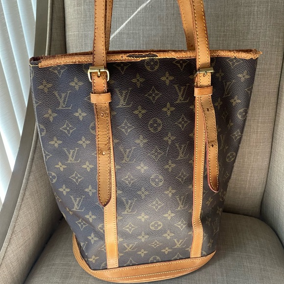 Authentic Louis Vuitton vintage bucket bag large FL0060 (F1027) - Picture 2 of 16